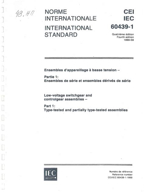 iec 60439 standard.